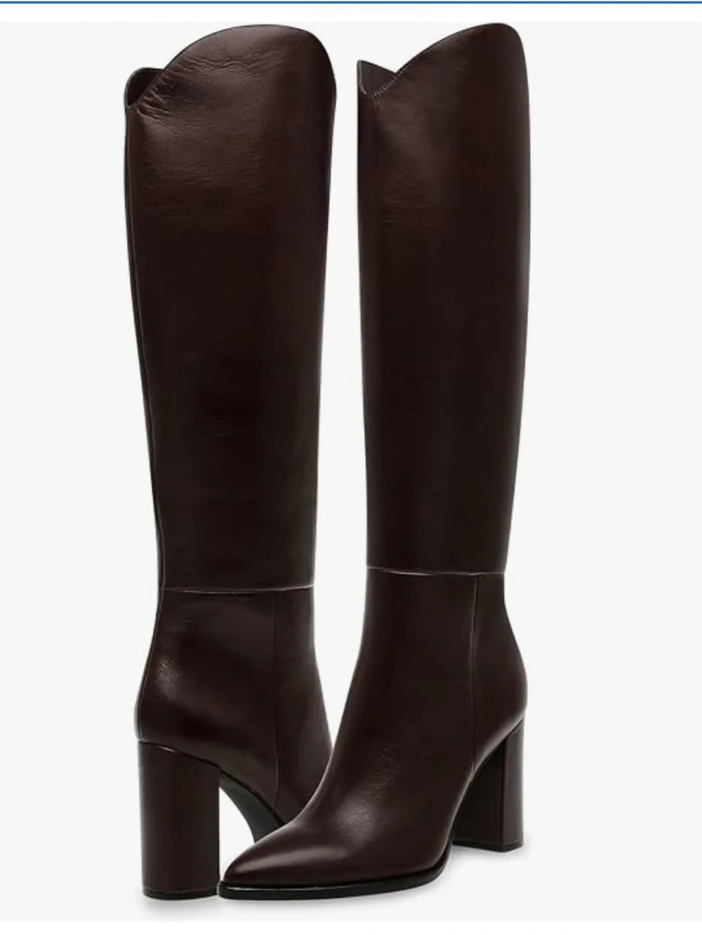 Steve Madden Bixby Dark Brown Over-the-Knee Leather Boots